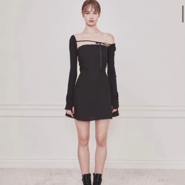 낫유어로즈 페이 볼레로 원피스 S