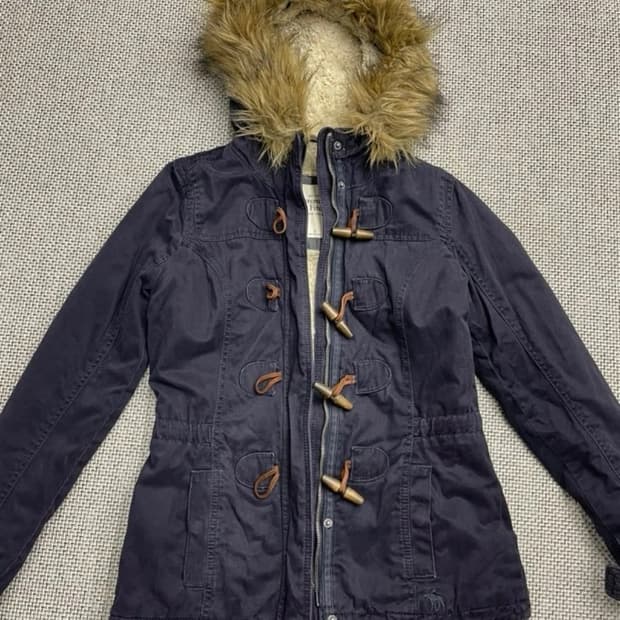 아베크롬비 털안감 더플자켓 여S