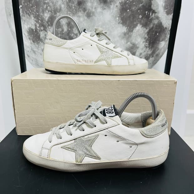 정품 36) 골든구스 실버탭 글리터 스니커즈 230~235