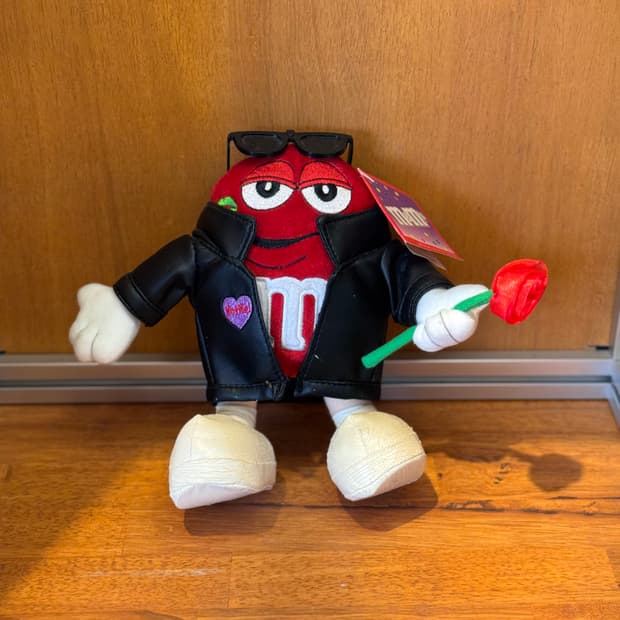 M&M'S Leather Jacket With Rose