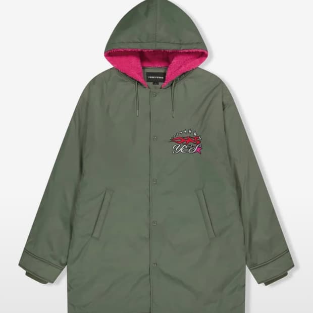 예스아이씨 롱파카 그린