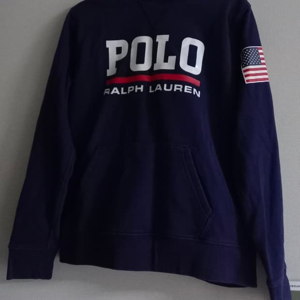 폴로 POLO 네이비 USA 성조기 후드티 90/S