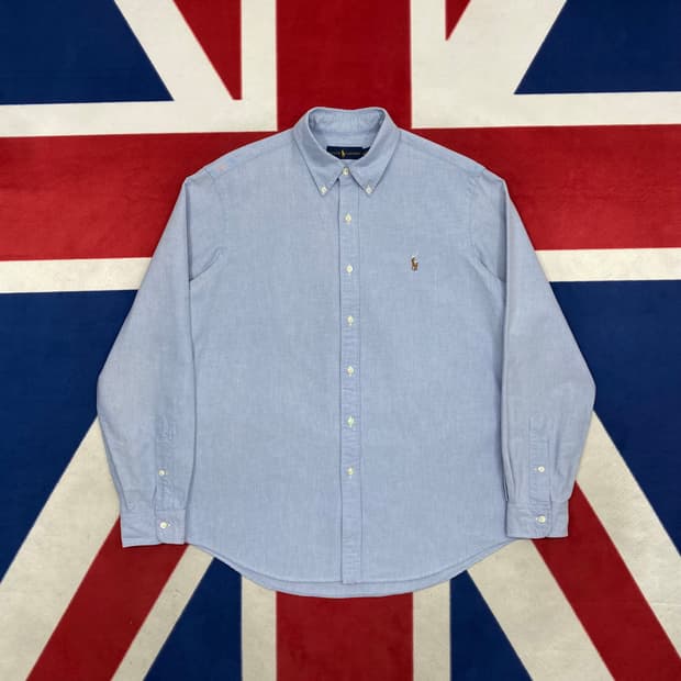 폴로 스카이블루 셔츠  L 실측 XL 