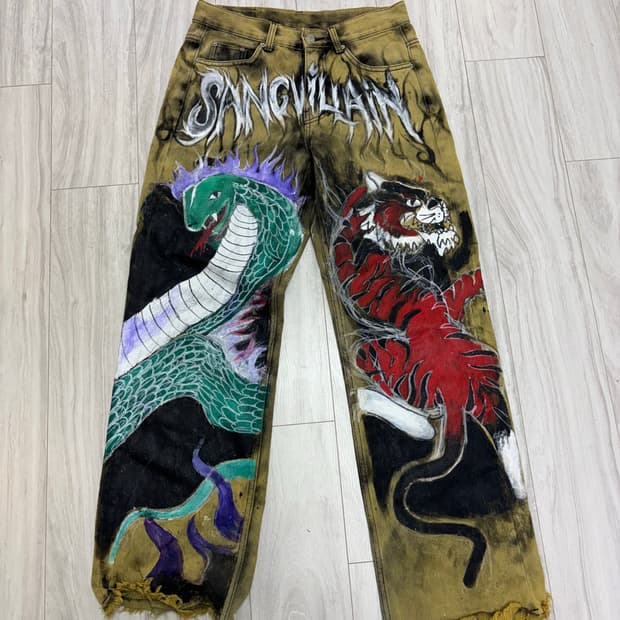 빈티지 남성 청바지