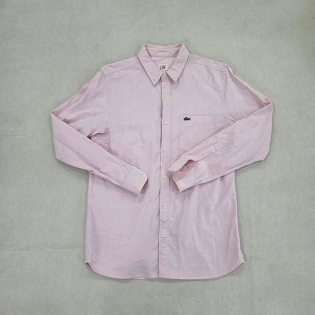 [40] 라코스테 옥스퍼드 핑크 셔츠 남방 1223J1