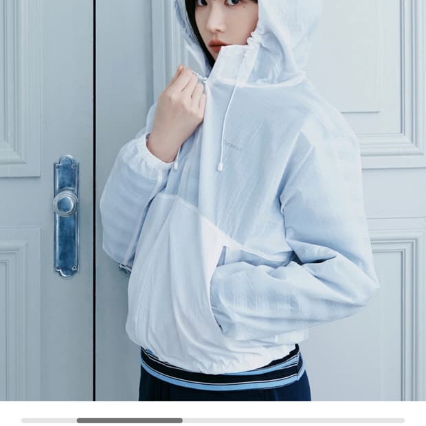 커버낫 경량 윈드브레이커 스카이블루 미듐 (새상품) 