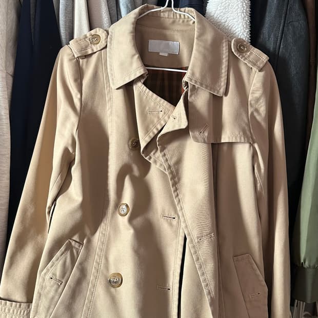 나이스클럽 트렌치코트 