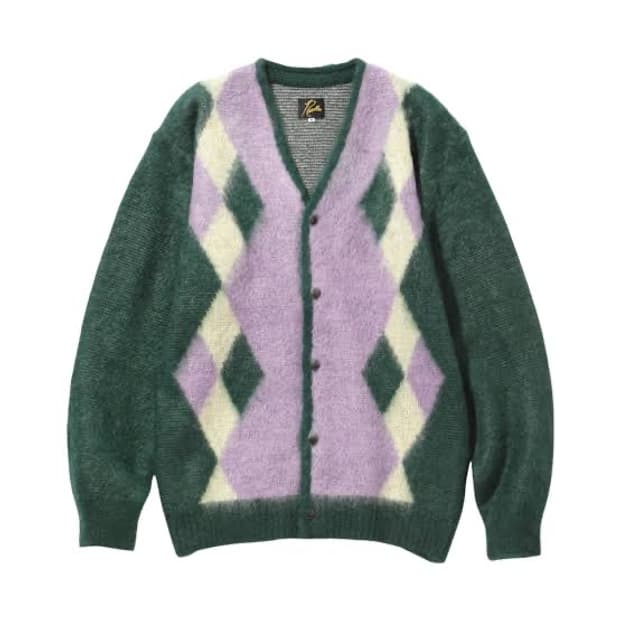 니들스 Needles 모헤어 가디건 다이아몬드 L