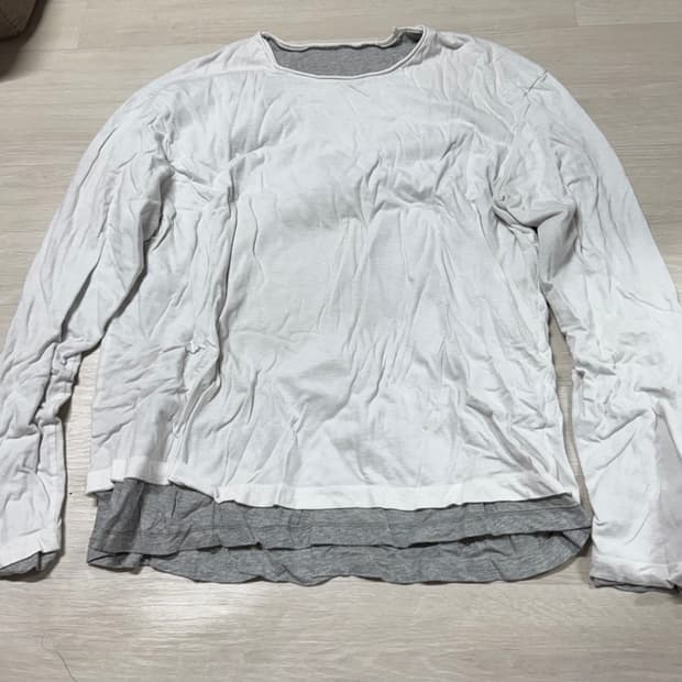 해칭룸 리버시블 레이어드 티셔츠