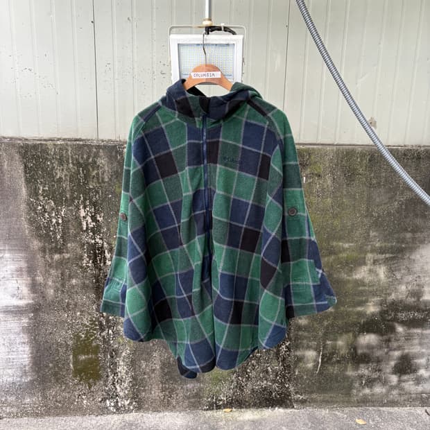 컬럼비아 플리스 후리스 케이프 자켓
