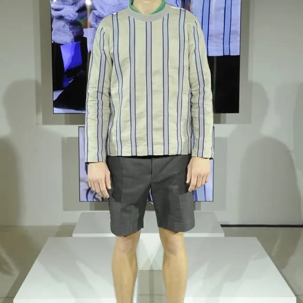 사카이 2014SS 스트라이프 지퍼 풀오버