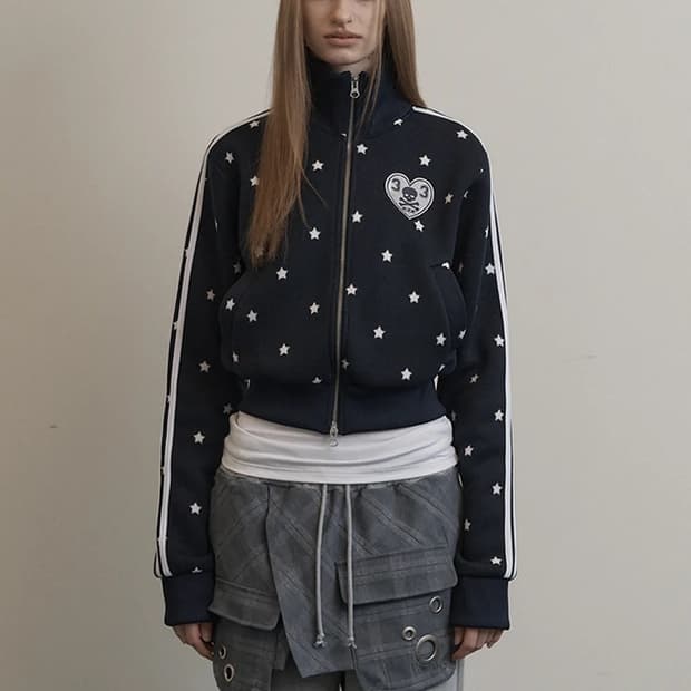 Setupexe sporty zipup navy 스포티 집업 네이비