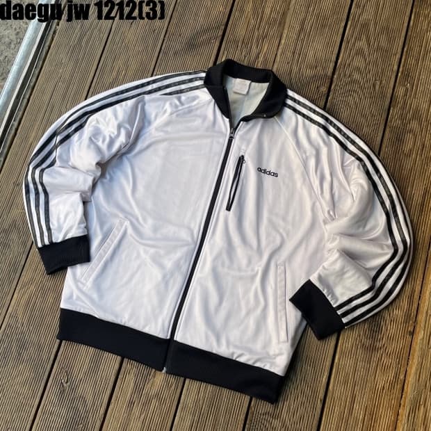 아디다스져지집업 화이트