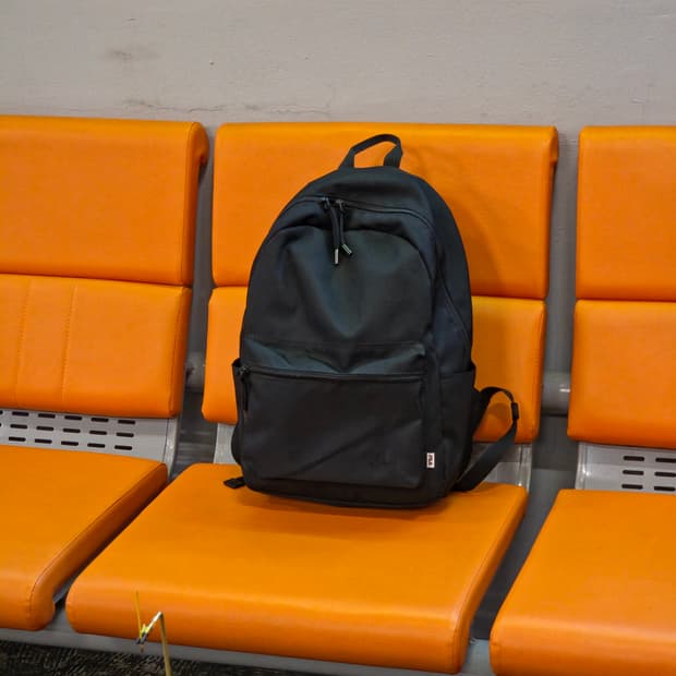 휠라 블랙 백팩 가방