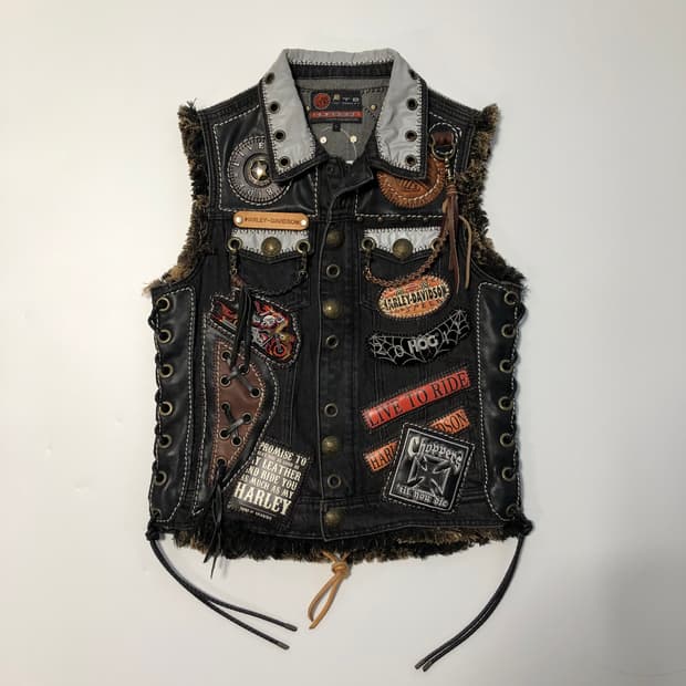 허프아이젠 할리데이비슨 커스텀 조끼 