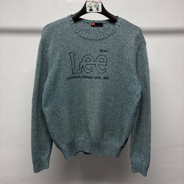 쌍방울 Lee 빅로고 니트 