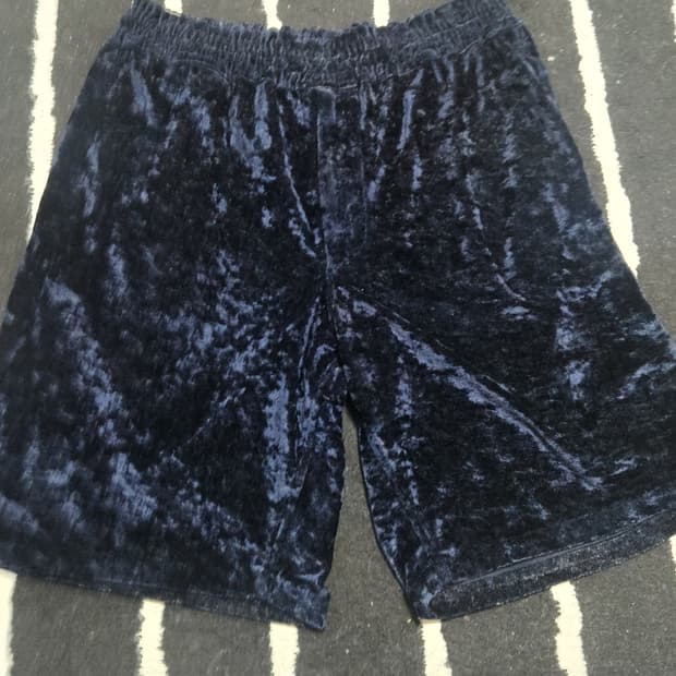 Needles sportswear velvet shorts