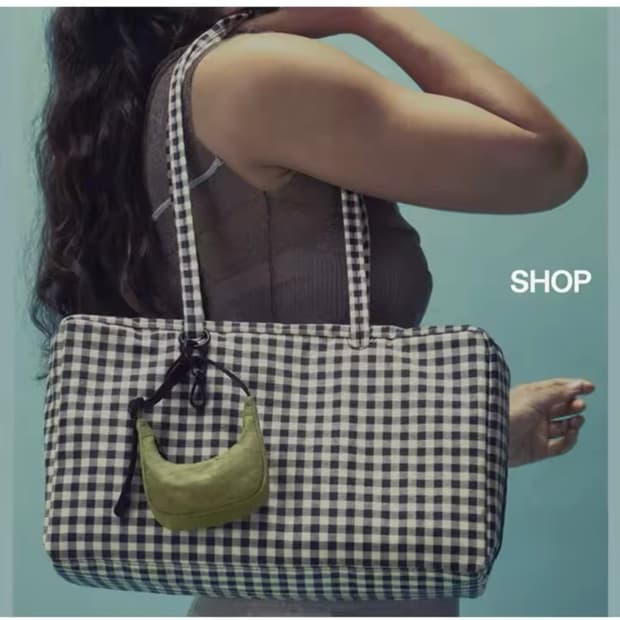 바쿠 나일론 보울러백 숄더백