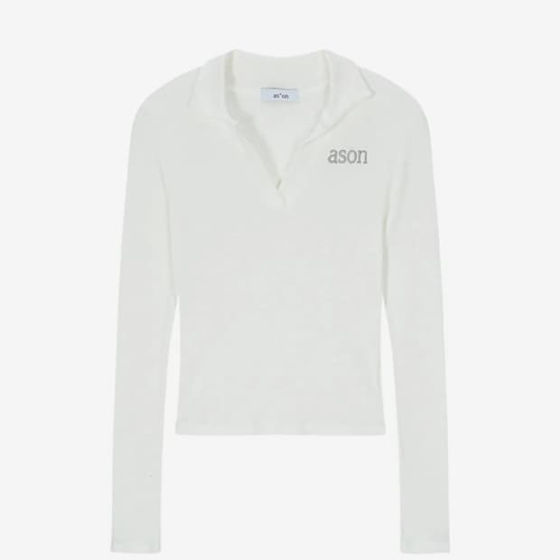 애즈온 IVY COLLAR LONG SLEEVE