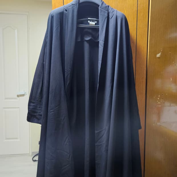 ISSEY MIYAKE  FETE 이세이 미야케 맥시 롱 가디건 블랙