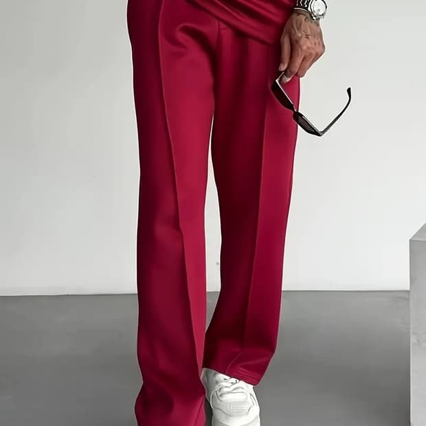 Lacoste Men’s Pleated Reflective Joggers