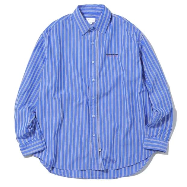 XL ) 디스이즈네버댓 오버핏 스트라이프 셔츠