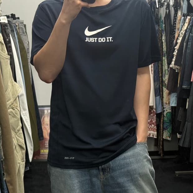 나이키 저스트두잇 기능성 운동 드라이핏 반팔티 헬스 런닝 테니스 XXL
