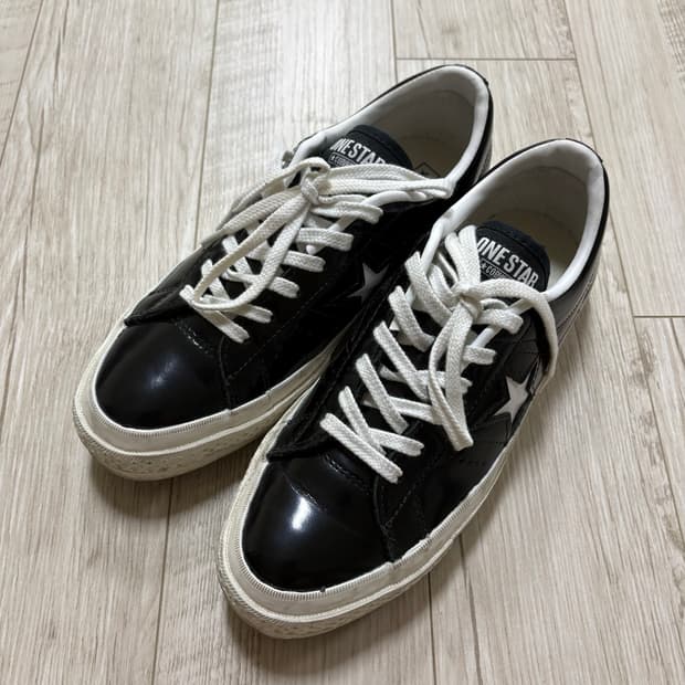컨버스 원스타 한별 레더 블랙 250