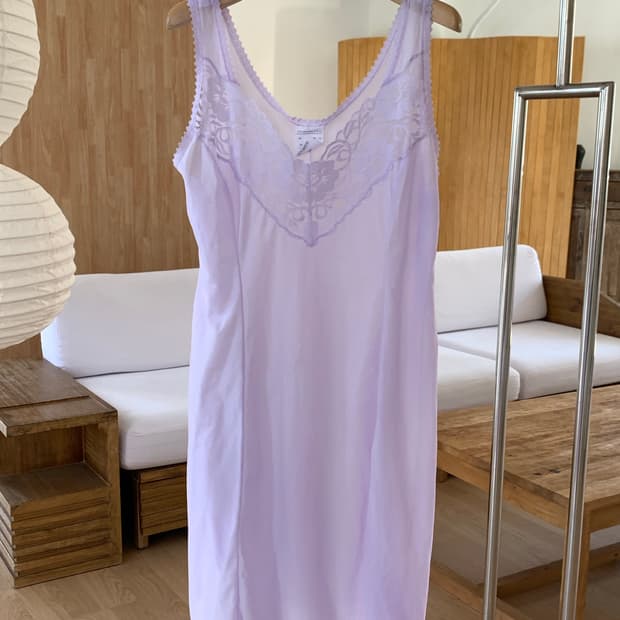 Lilac slip dress