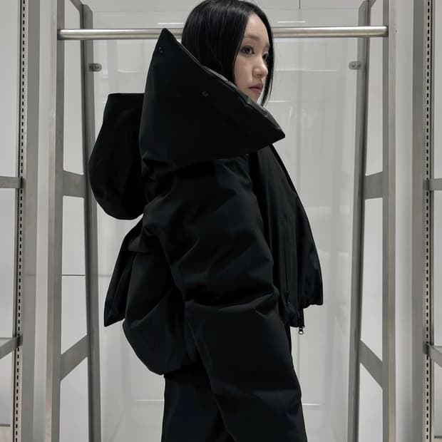 오호스 detachable muffler daown jacket 1