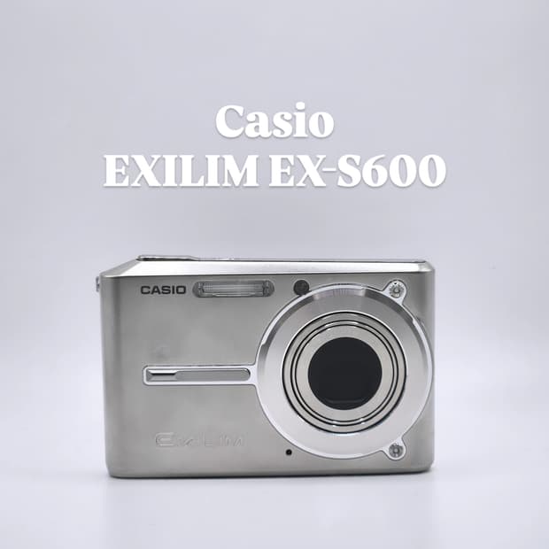 📸 ✨ [영어지원] 카시오 EXILIM EX-S600 실버 디지털카메라
