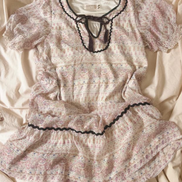 Page boy 플라워패턴 원피스 모리걸 하구미