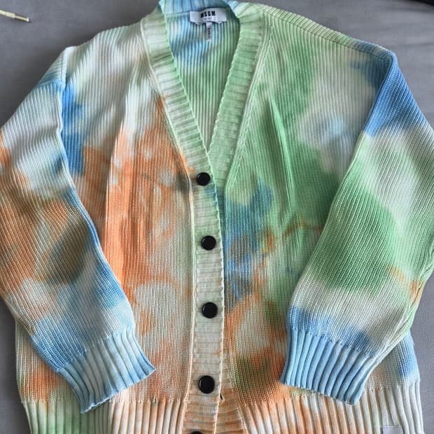 msgm 타이다이가디건