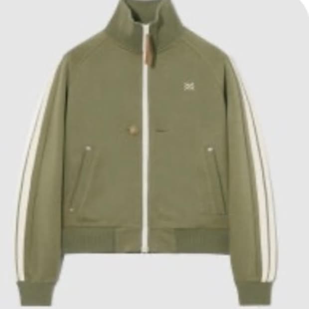 SATUR 로턴 올 데이 트랙 집업 자켓 카키