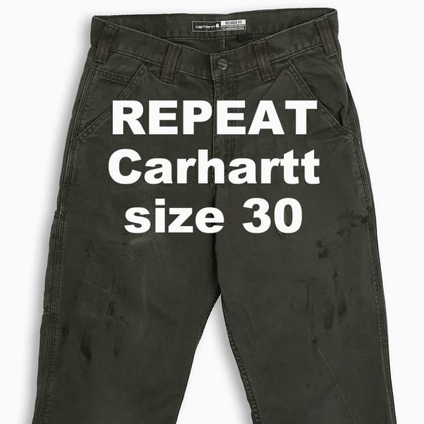 빈티지 칼하트 워크 팬츠 10291 30 인치 CH2913101