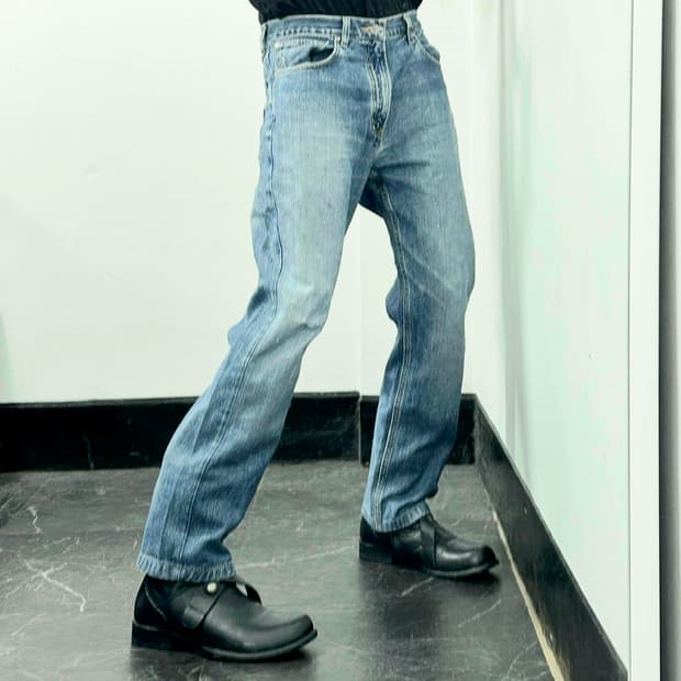 할리데이비슨 데님 팬츠
