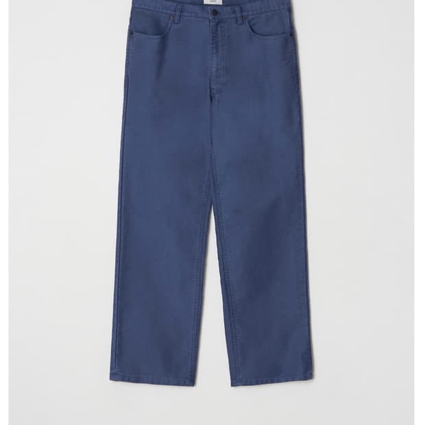 [M] Moleskin Cotton Denim FADE BLUE