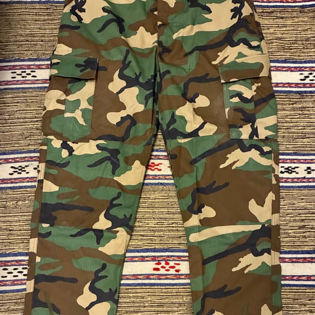 (L/35~39)배드포드 브루클린 립스탑 밀리터리 우드랜드 카모팬츠