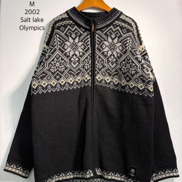 Dale of norway 데일오브노르웨이 울 100% 노르딕 니트집업