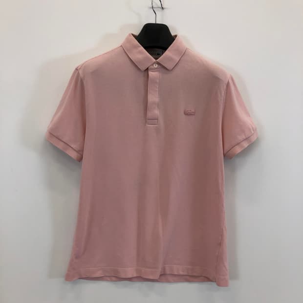 라코스테 패치로고 피케 폴로카라티 100 라이트핑크
