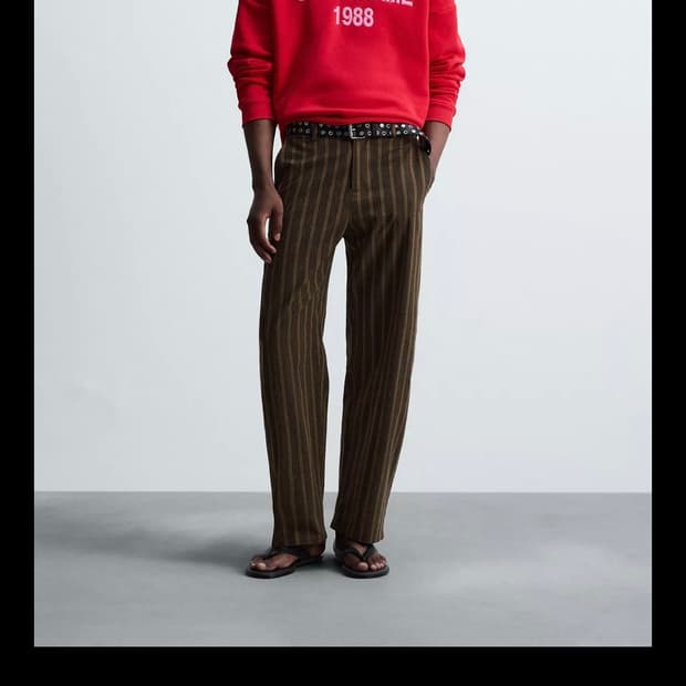 OTIS KWAME KYE QUAICOE 스트라이프 벌룬핏 팬츠