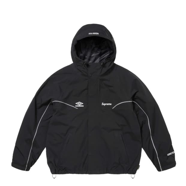 슈프림 x 엄브로 고어텍스 후드 자켓 블랙 - 25SS Supreme x