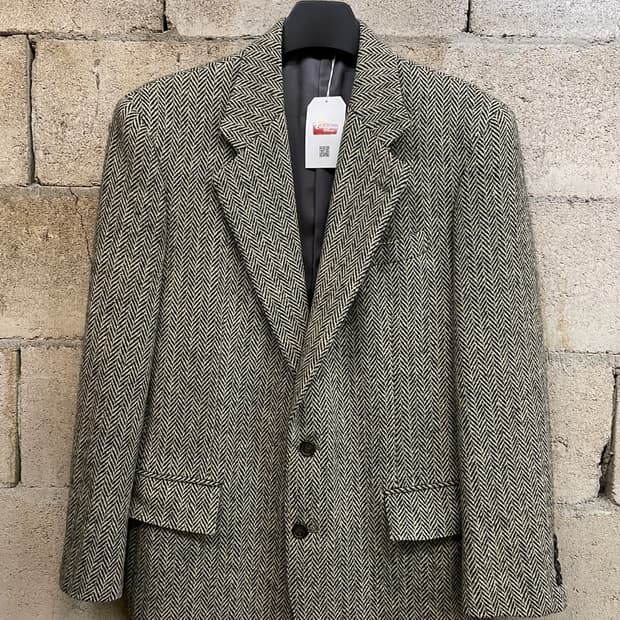 폴로 랄프로렌 헤링본 트위드 블레이저 자켓 