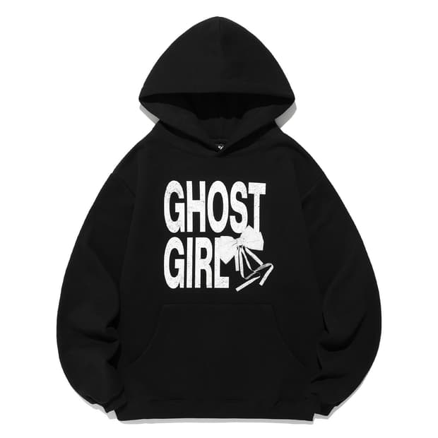 나이스고스트클럽 고스트걸 리본 후디 S