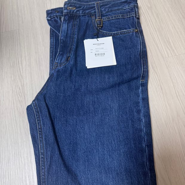 우영미 뉴스트레이트 데님팬츠