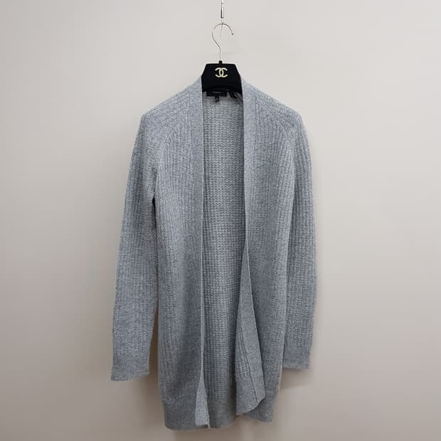 띠어리 THEORY 캐시미어 100% 롱 가디건 코트 P사이즈