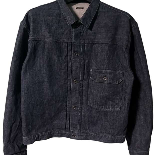 [6] 캐피탈 14oz 데님 트러커 자켓 인디고 (흑사)