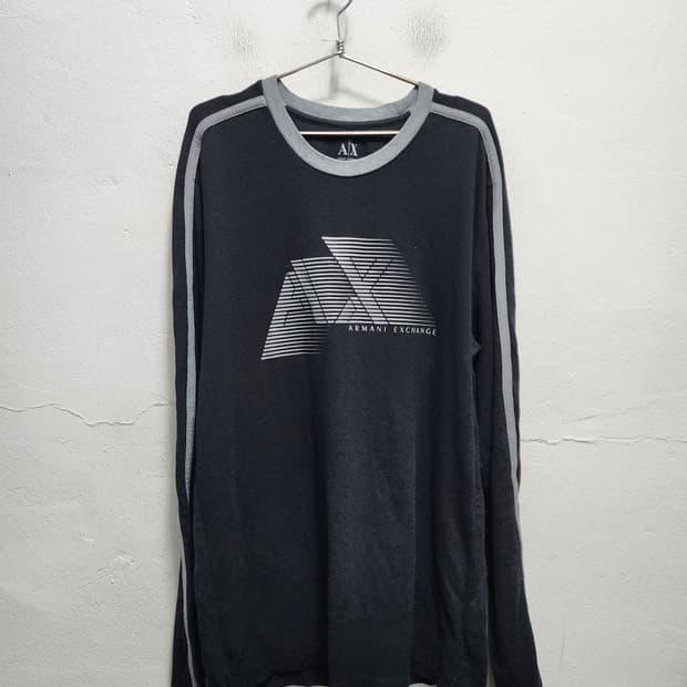 (새상품) 아르마니 A/X 긴팔 티셔츠 와플티 XL