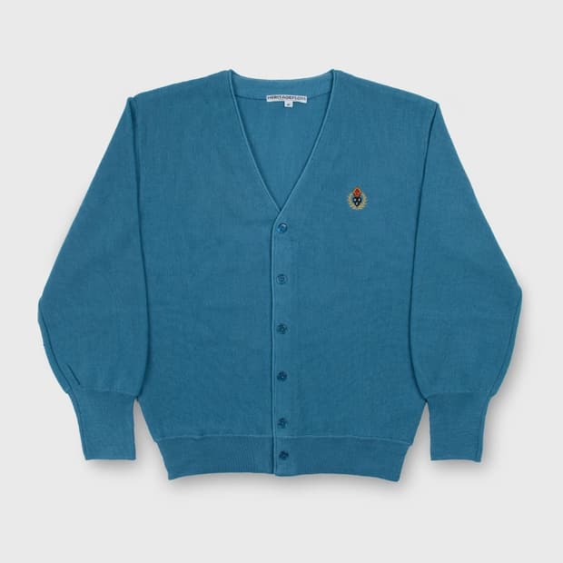 헤리티지플로스 크레스트 울 가디건 s