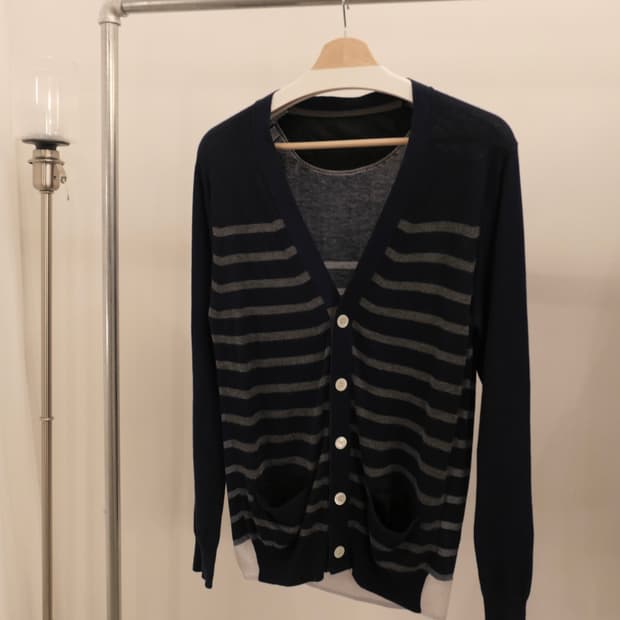 사카이 스트라이프 가디건